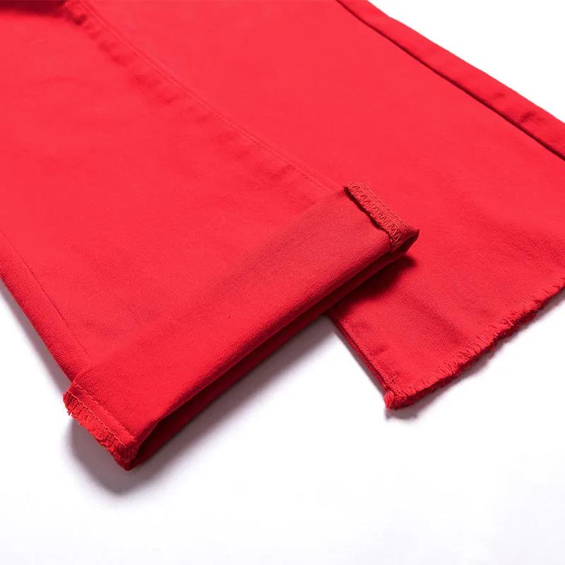 Slim Jeans Women's Summer Pants Stretch Slim Flared Pants Women's High Waist Drape Thin Nine-point Pants