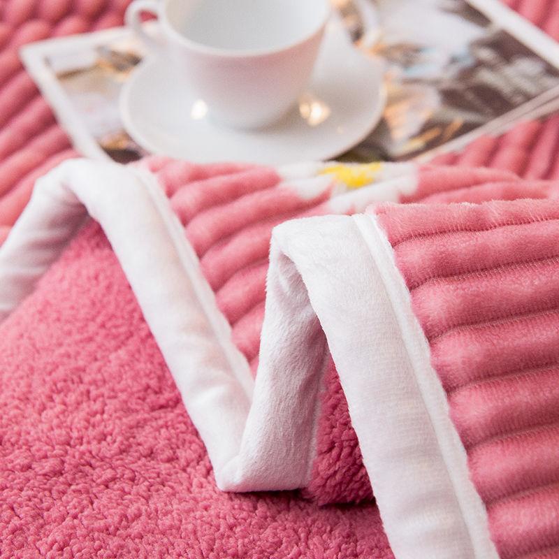 Winter Skin-friendly and Soft Double-layer Blankets Are Thickened Blankets, Blankets and Velvet Breathable Sheets, Plush Double-sided Flannel Blankets