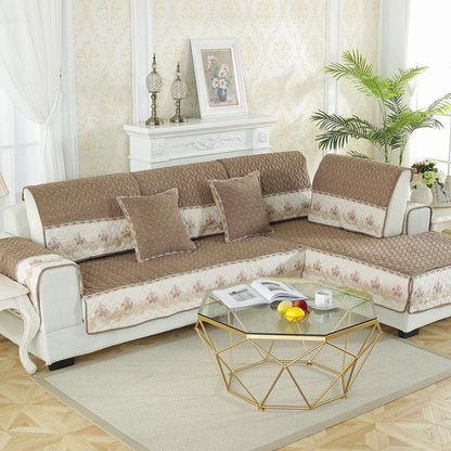 Sofa Covers European-style Sofa Cushion High-end Chenille  Non-slip Cushion Thickening Custom Luxury