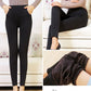 Winter Plus Velvet Thickening Outer Wear Leggings Mother Pants Plus Size Women's Cotton Trousers High Waist Slimming Warm Pants