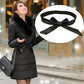2.5/4cm Width Bow Tie Belt Waist Rope Thin Fur Belt PU Leather Belt Women's Wide Coat Leather Belt Dress Belt