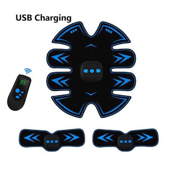 Electric Stimulators Massager Abdominal Muscle Exerciser Belly Arm Exercise Home Fitness Equipment