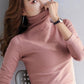 Autumn and winter new long-sleeved T-shirt women's shirt Slim slimming inside the high-necked shirt
