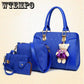 Trendy casual bag four-piece women's fashion wild shoulder messenger bag simple personality handbag