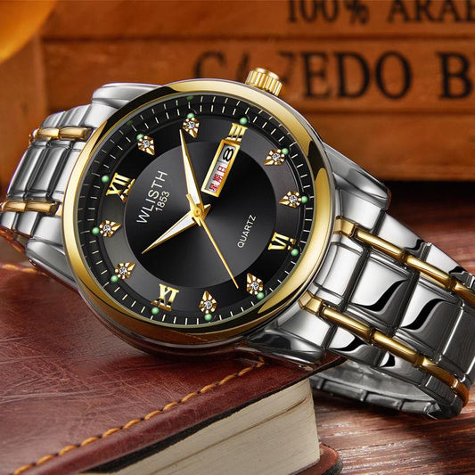 Waterproof Sports Men's Mechanical Watch Luminous Male Clock Men Business Steel Belt Watches