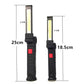 360° Folding USB Rechargeable COB Work Light LED Red Light Strong Light Emergency Flashlight Inspection Light