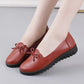 Shoes Women's Leather Shoes Non-slip Breathable Single Shoes Soft Sole Comfortable Flat Shoes Spring and Autumn Work Shoes