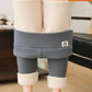 Autumn and Winter Trousers Women Plus Velvet Leggings Outer Wear Thick High Waist Thin Foot Trousers Cotton Trousers Warm Pants