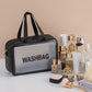 Female Waterproof Transparent Cosmetic Bag Large Capacity Travel Bag Portable Toilet Bag Cosmetic Storage Bag Makeup Bag Organizer