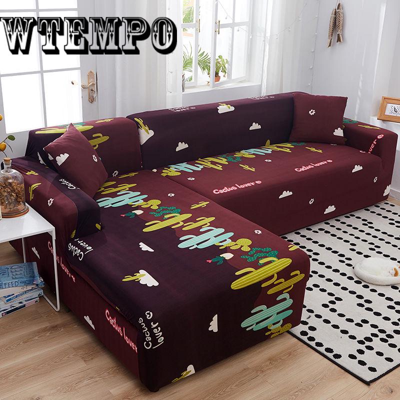 Elastic Slipcover Stretch Sectional Sofa Covers for 1/2/3/4-seater Corner Sofa Covers Couch Cover