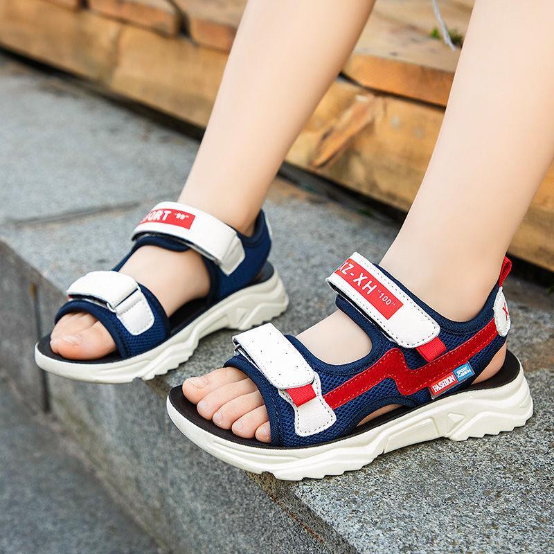 Children's Sandals Open-toed Soft-soled Non-slip Beach Shoes Large Children's Student Shoes Boys Children's Shoes Summer
