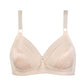 Large Size Women's Underwear Thin Section No Steel Ring Bra Light and Thin Breathable Gathers Breasts and Prevents Sagging