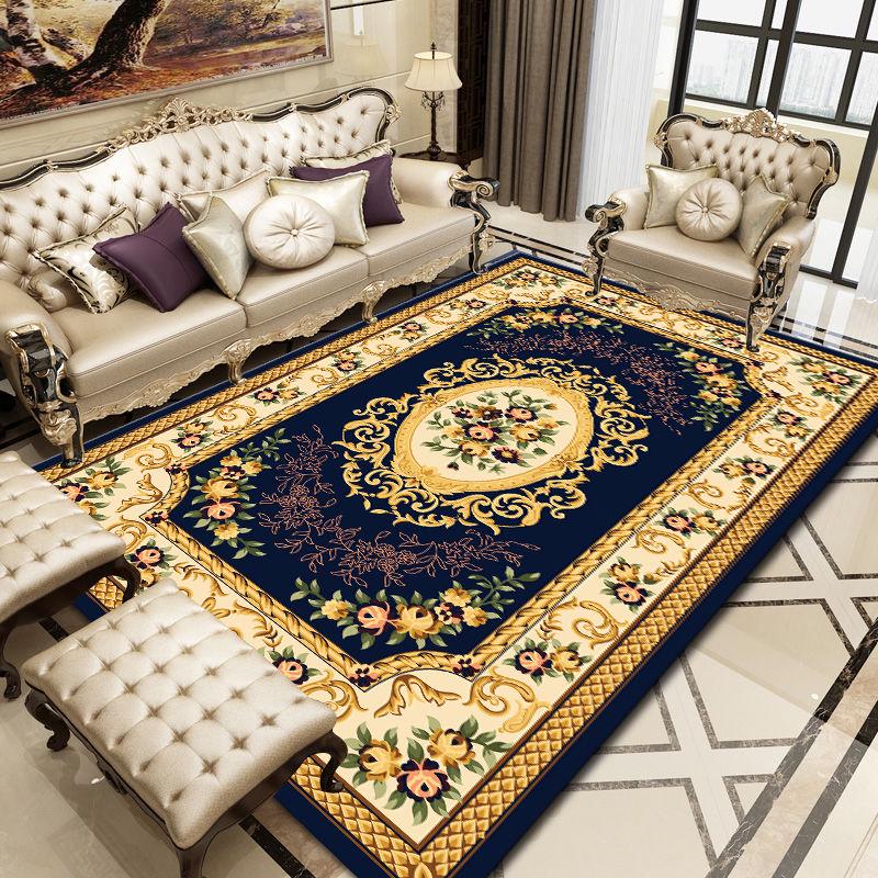 European Persian Study Carpet Living Room Sofa Blanket Bedroom Bedside Mat Kitchen Non-slip Carpet