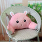 Cute Animal Lumbar Pillow Car Seat Support Lumbar Pillow Home Sofa Pillow Relaxation Artifact