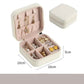 Jewelry Storage Box Portable Jewelry Bracelet Box European Princess Multifunctional Large Capacity Plaid Jewelry Box