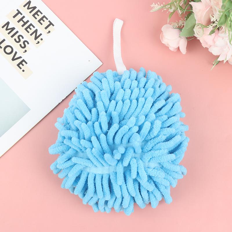 Plush Chenille Hand Towel Kitchen Towels Bathroom Soft Quick-Drying Towel
