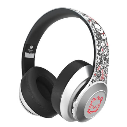Colorful Light Wireless Headphones Bluetooth 5.0 Gaming Hifi Stereo Noise Canceling Headset with Mic