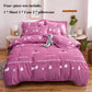 Bedding Four-piece Thick Twill 1.8 M 2 Meters Double Bed Is Sleeve Package Set of Suit Home Bed Set