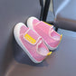 Children's Summer Hollow Mesh Shoes  Baby Canvas Shoes  Soft-soled Indoor Shoes  White Shoes  Children's Canvas Shoes