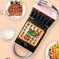 680W Light Food Making Machine Sandwich Maker Bread Maker Barbecue Maker Kitchen Supplies with 6 Sets of Bakeware