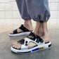 Men's Non-slip Beach Sandals Summer Breathable Personality Dual-use Casual Sports Roman Shoes