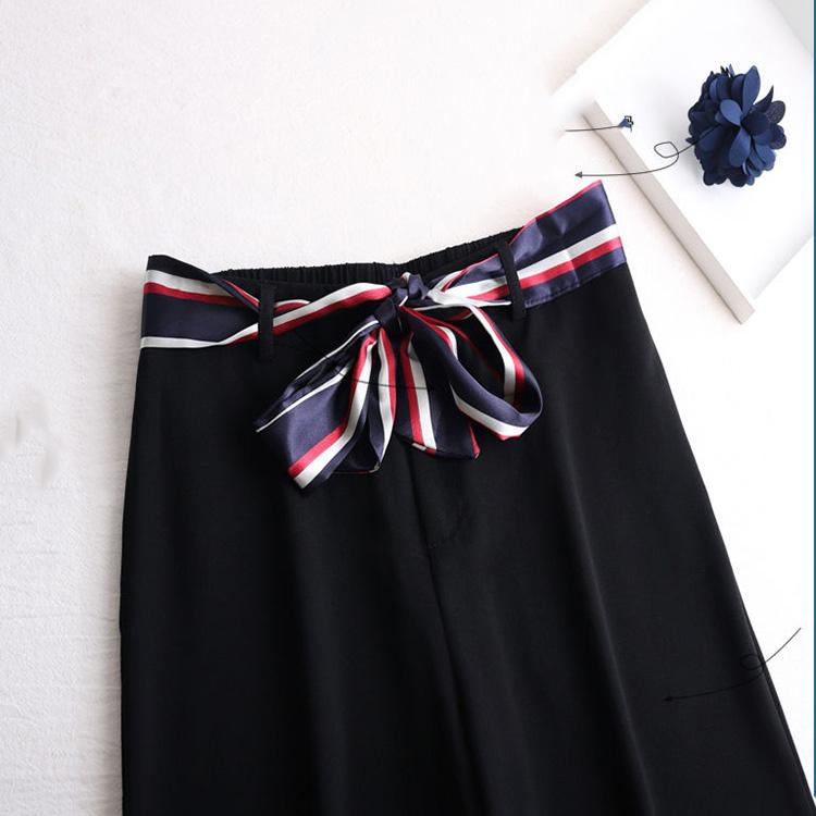 WTEMPO Pants Women Loose High Waist Wide Leg Summer Straight trousers Casual Cool comfortable Office Home Go Out Party