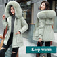 Pai Overcome Women's Padded Jacket Plus Velvet Thickening Was Thin In The Long Section Down Padded Jacket Short Winter Jacket