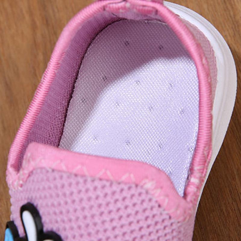 Sweet and Fresh and Breathable Children's Sports Shoes Men's Lightweight Non-slip Women's Baby Mesh Single-pedal Shoes