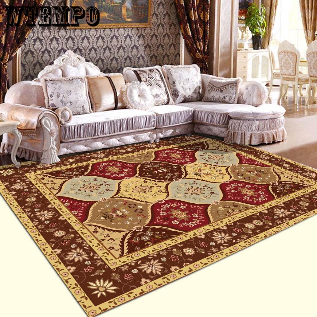 Modern Nordic Style Carpet for Living Room Rectangle Geometric Home Area Rugs Anti-slip Large Carpet