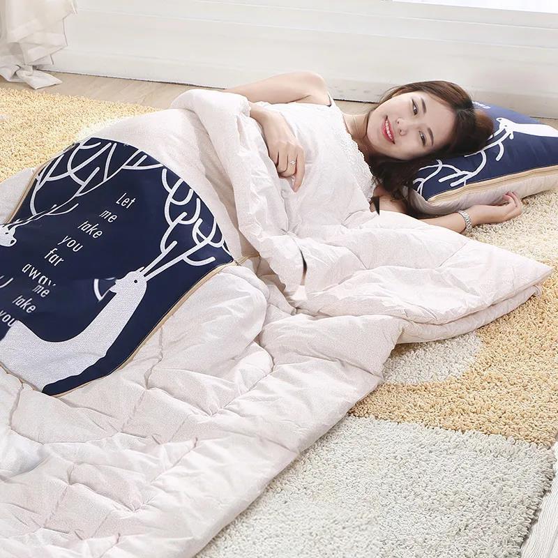 Two-in-one Pillow Variable Quilt Car Lumbar Pillow Home Sofa Pillow Soft and Relaxing Artifact