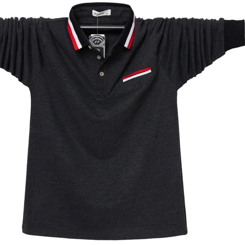 Cotton Lapel Sweater Long-sleeved Men's Sweatershirts Loose Plus Size Men's Autumn Outwear