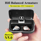 Bluetooth 5.0 True Wireless Earbud Balanced Sport Stereo Sound Earphones with Charging Box for Phone