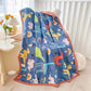 Children's Summer Quilt Kindergarten Baby Summer Cool Air Conditioner Thin Quilt Cartoon Infant Lunch Break Quilt Machine Washable