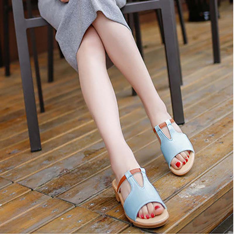 Summer Women's Shoes Flip-flop Sandals and Slippers Women's Flat-soled Non-slip Student Shoes Korean Fashion Slope Heels Soft-soled Shoes
