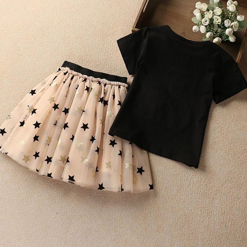 Children Summer Girls Dress Cute Two Piece Bottoming Short Sleeved Sweet Princess Dress Kids Dresses for Girls