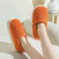 Cotton Slippers Women's Winter Bag with Indoor Couples Home Warmth Month Postpartum Household Plush Thick-soled Cotton Shoes