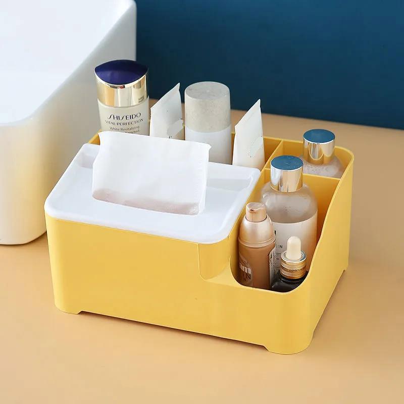 Tissue Box Desktop Storage Box Living Room Dining Room Coffee Table Nordic Simple Cute Remote Control Storage Multi-functional Creative