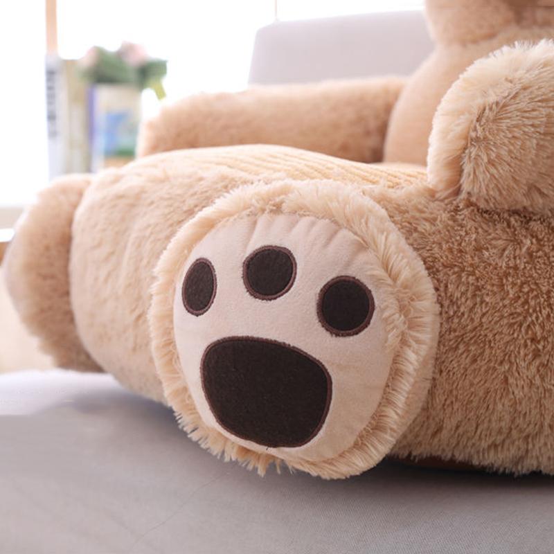 Children's Sofa for 1-5 Years Old Cute Animal Plush Sofa Single Child Chair Baby Sleeping Bed Bedroom Balcony Patio Tatami Living Room Furniture