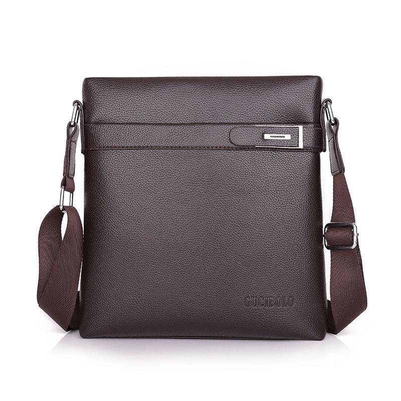 Shoulder Messenger Women Men Bag Genuine Leather Office Business Briefcase For Handbag Male Female
