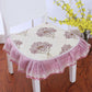 European Style Dining Table and Chair Cushion Cushion Four Seasons Universal Non-slip Thickened Stool Cushion with Lace