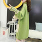 Pregnant Women's Knitted Bottoming Skirt Autumn and Winter Clothes Go Out Thick Fashion Sweater Loose Mid-length Postpartum Dress