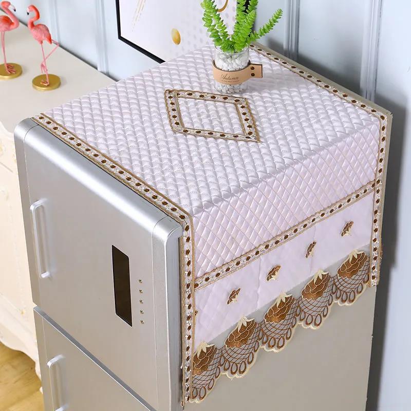 Refrigerator Dust-proof Cloth Cover Cloth Refrigerator Cover Household Storage Bag Waterproof and Oil-proof
