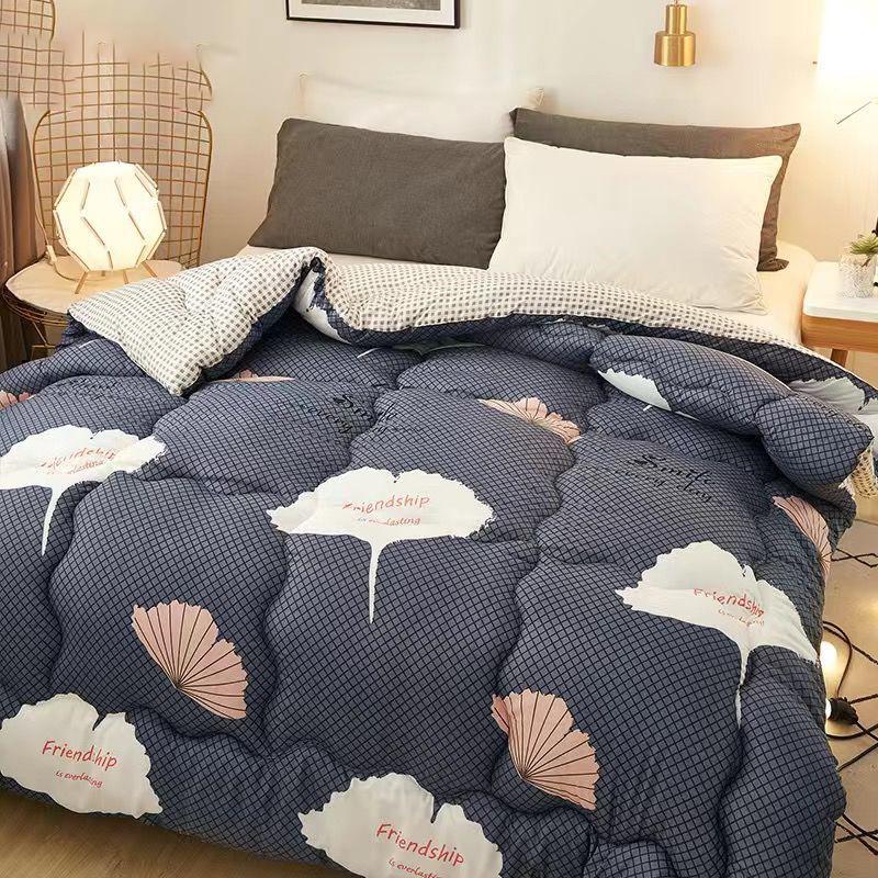 Spring Autumn Thicken Quilted Quilts King Queen Size Embossing Duvet Winter Warm Bed Cover Blanket