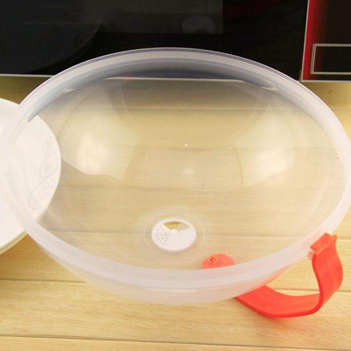 Microwave Splash Guard Professional Microwave Food Anti-Spray Cover, Heat Resistant Lid With Handle