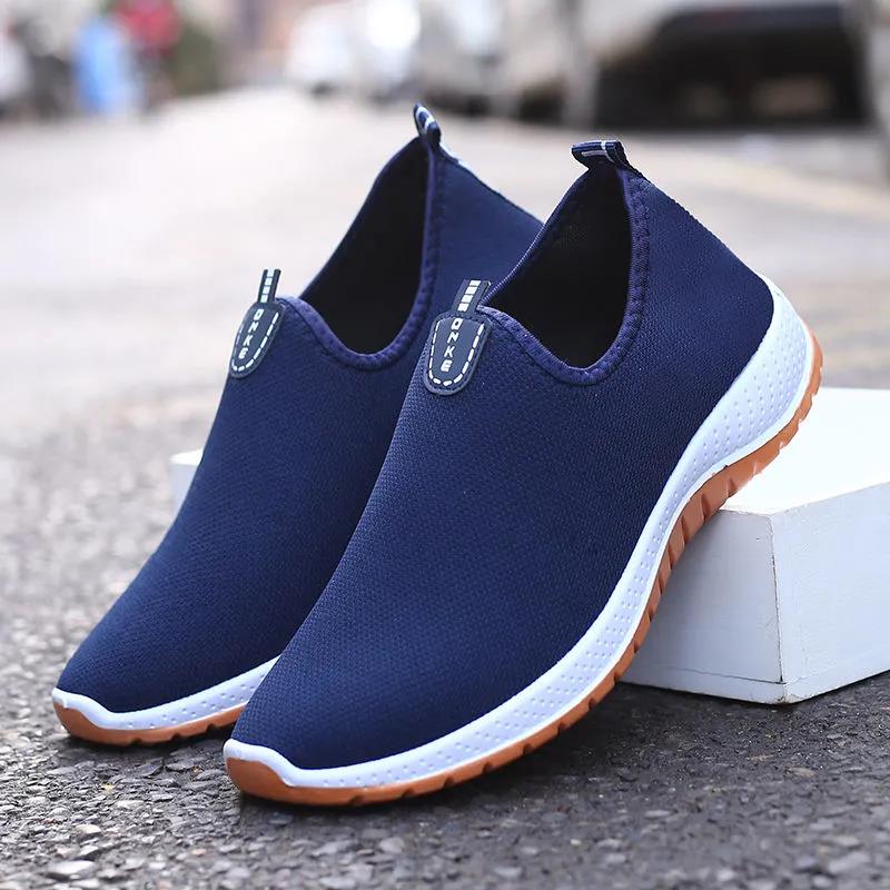 Spring and Summer Old Beijing Cloth Shoes Men's Non-slip Wear-resistant Youth Casual Shoes