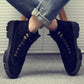Autumn Martin Boots Men Lace-up Tooling Boots Outdoor Comfortable Desert Boots Socks Men's Shoes
