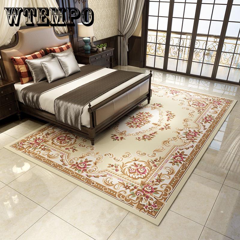 European Court Style Printed Carpet Mats Home Mat Modern Living Room Carpet Parlor Rugs Art