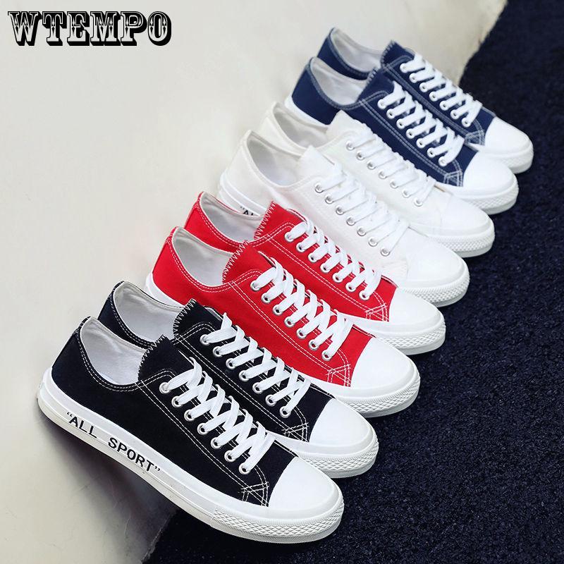 High -Top Canvas Shoes Women 'S Casual Flat Shoes Lace -Up Shoes Lovers Canvas Shoes