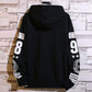 Spring & Fall Trend Pullover Suit Hooded Sweater and Casual Pants Campus Clothing Men Sports Suit