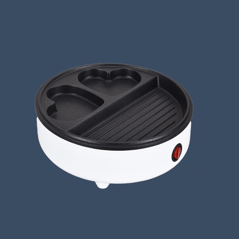 600W Round Electric Bakeware BBC Nonstick Pan Frying Egg Machine Flat Bottom Frying Pan Kitchen Supplies